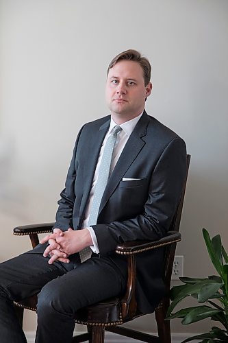 Portrait of Lawyer, Jeffery Hartman, inside his office on December 14, 2021
London, Ontario Canada 
Photographed by Lindsay Lauckner Gundlock for the Winnipeg Free Press 