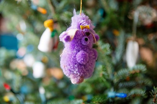 MIKE DEAL / WINNIPEG FREE PRESS
Cameron Fay's favourite Christmas ornament is one that his grandma knitted when he was around five years old.
See Jen Zoratti story
211215 - Wednesday, December 15, 2021.