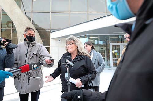 RUTH BONNEVILLE / WINNIPEG FREE PRESS

LOCAL - Glover courts

Former Progressive Conservative Party leadership candidate, Shelly Glover, responds to questions from the media outside the Law Courts building after judge rules against her case Friday.

Glover finished a close second in the party's Oct. 30 leadership race and alleges there were voting irregularities during the provinces 1st mail in ballot leadership election.

See Carol's story.

Dec 17th,  2021
