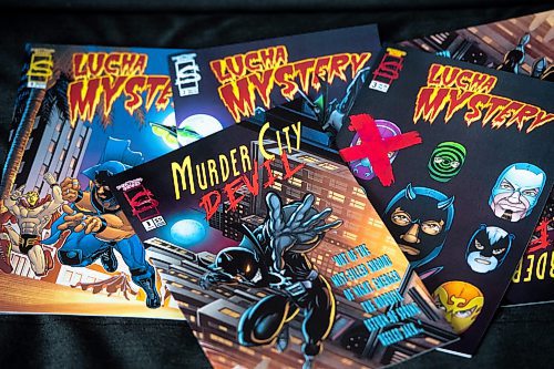 Mike Sudoma / Winnipeg Free Press
Published Murder City Devil and Lucha Mystery comics 
December 19, 2021 