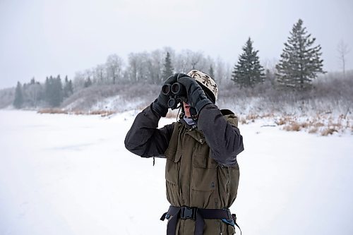Brandon Sun 22122021

Ken Kingdon scans the horizon for birds on Octopus Lake during the annual Riding Mountain Christmas Bird Count on December 15th. During his day out for the count Kingdon spotted Common Redpolls, Black-capped Chickadees, Evening Grosbeak's, Pine Grosbeak's, Dark-eyed Junco's, Blue Jays, Canada Jays, Magpies, Ravens, Hairy Woodpeckers, White-winged Crossbill's, a Northern Three-toed Woodpecker and some Boreal Chickadees.    (Tim Smith/The Brandon Sun)