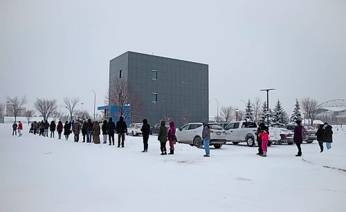 JESSICA LEE / WINNIPEG FREE PRESS

Dozens wait in -20 C temperatures on December 28, 2021 at University of Manitoba SmartPark for a COVID-19 test.

Reporter: Dylan









