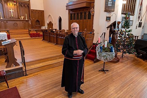 St. Matthew's Cathedral Dean Don Bernhardt. (Chelsea Kemp/The Brandon Sun)