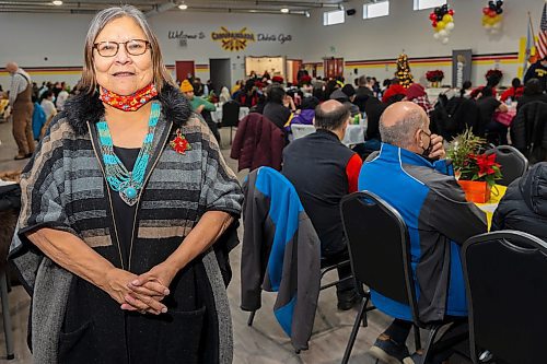Chief Viola Eastman attends the Canupawakpa Dakota Oyate community centre grand opening Wednesday. (Chelsea Kemp/The Brandon Sun)