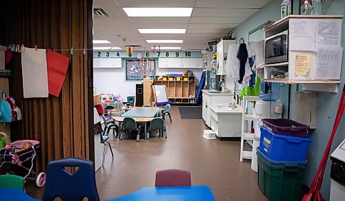 JESSICA LEE / WINNIPEG FREE PRESS

An empty daycare centre at Lord Robert's Children's Programs is photographed on January 7, 2022.

Reporter: Maggie









