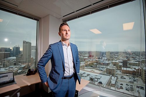 Mike Sudoma / Winnipeg Free Press
Matt Erhard, Managing Partner of Summit Search Group inside his office Tuesday afternoon in downtown Winnipeg
January 11, 2022