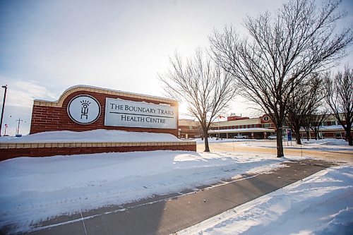 MIKAELA MACKENZIE / WINNIPEG FREE PRESS

The Boundary Trails Health Centre on Wednesday, Jan. 12, 2022. For Malak story.
Winnipeg Free Press 2022.