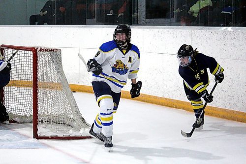 Kelsey Page is tied for first place in team scoring for the Westman Wildcats with 14 points in 18 games. (Lucas Punkari/The Brandon Sun)