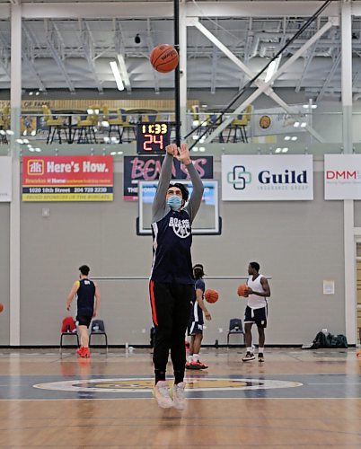 Sultan Bhatti is set to return to the Brandon University Bobcats men's basketball starting lineup against Regina this weekend. He missed the last game of the first semester with a right ankle injury. (Thomas Friesen/The Brandon Sun)