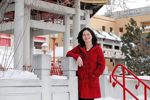 JOHN WOODS / WINNIPEG FREE PRESS
Tina Chen, Winnipeg Chinese Cultural &amp; Community Centre board member, is photographed outside the centre Sunday, January 30, 2022. Chinese New Year is Feb 1.

Re: Abas