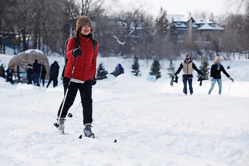 JOHN WOODS / WINNIPEG FREE PRESS
Lindsay Somers, who uses Winnipeg&#x573; river ice trails to commute to work and to exercise with her friends and running club, is photographed on the Assiniboine River trail at the Hugo Dock  terminus Sunday, January 30, 2022. 

Re: Abas