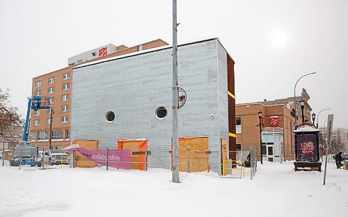 MIKE DEAL / WINNIPEG FREE PRESS
The public washroom slated for 715 Main was originally expected in December or January but now isn&#x2019;t expected to open until March &#x201c;because of material delays.&#x201d; Wins Bridgman, the project&#x2019;s architect, says large glass garage doors have been delayed, pushing the opening date back. He and Coun. Sherri Rollins say the project remains really important to provide vulnerable folks with access to washrooms. A city spokesperson says &#x201c;the ongoing pandemic will affect nearly all city projects to varying degrees but those impacts will differ from project to project. Some construction materials may have longer order and delivery times than others. The city is regularly informing members of council about these delays with as much information as we have available to us. Delays are a major issue impacting the construction industry and city projects are experiencing that as a result.&#x201d;
220201 - Tuesday, February 01, 2022.
