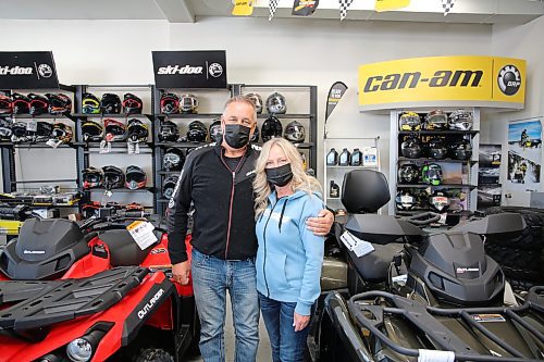 Brad and Linda Gradidge are saying goodbye to their powersports business Action Power after nearly 30 years. (Colin Slark/The Brandon Sun)
