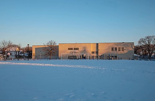 JESSICA LEE / WINNIPEG FREE PRESS

520 Magnus Avenue, the site of a grisly murder back in 1913 is now a school yard. It is photographed on February 2, 2022.

Reporter: Book excerpt




