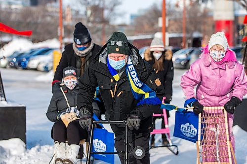 MIKAELA MACKENZIE / WINNIPEG FREE PRESS

Urban Ahlin, the Swedish Ambassador to Canada, takes the lead on a kicksledding jaunt around The Forks in Winnipeg on Thursday, Feb. 3, 2022. For Eva Wasney story.
Winnipeg Free Press 2022.