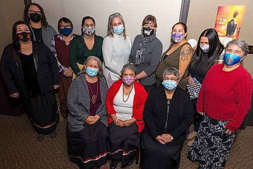 The Brandon Bear Clan Women&#x573; Council poses for a photo at Benny&#x573; Restaurant on Tuesday, Dec. 7. (Chelsea Kemp/The Brandon Sun)