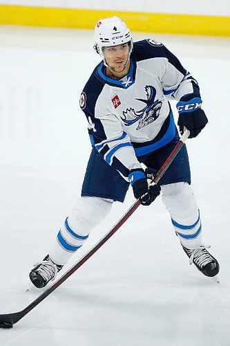 JOHN WOODS / WINNIPEG FREE PRESS
Manitoba Moose Johnathan Kovacevic (4) plays against the Texas Stars in downtown Winnipeg, Sunday, February 6, 2022. 

Re: McIntyre