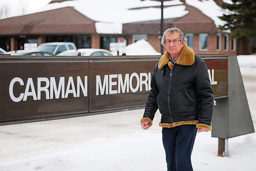 JOHN WOODS / WINNIPEG FREE PRESS
Dr Gerry Clayden, a surgeon at Carman Hospital, is photographed outside the hospital in Carman, Tuesday, February 8, 2022. Clayden, who has performed surgeries at the hospital since 1999, has not been given a hospital reopening date. Clayden has several hundred people on his list who are waiting for diagnostic and therapeutic procedures.

Re: May
