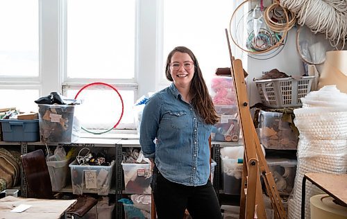 JESSICA LEE / WINNIPEG FREE PRESS

Helga Jackobson, executive director of Arts Junktion, is photographed at the Arts Junktion headquarters in the Exchange District on February 10, 2022.

Reporter: Brenda








