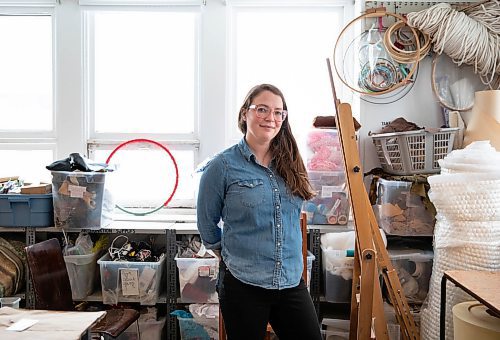 JESSICA LEE / WINNIPEG FREE PRESS

Helga Jackobson, executive director of Arts Junktion, is photographed at the Arts Junktion headquarters in the Exchange District on February 10, 2022.

Reporter: Brenda








