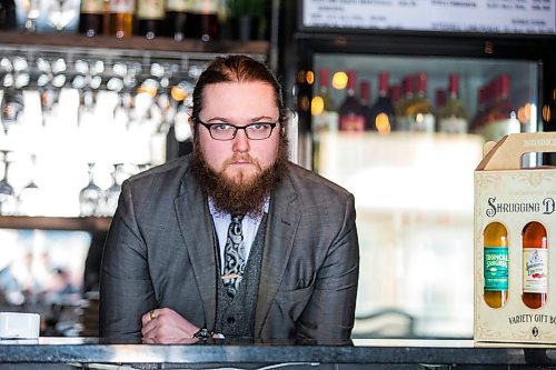 MIKAELA MACKENZIE / WINNIPEG FREE PRESS

Willows Christopher, co-owner of Shrugging Doctor Beverage Company, poses for a portrait in their tasting room in Winnipeg on Wednesday, Feb. 16, 2022. Shrugging Doctor is in major debt due to the pandemic, and Willows has personally financed the company.  For Gabby story.
Winnipeg Free Press 2022.