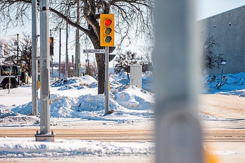 MIKAELA MACKENZIE / WINNIPEG FREE PRESS

The southeast corner of McGillivray Boulevard and Irene Street in Winnipeg on Thursday, Feb. 17, 2022. For Ryan Thorpe story.
Winnipeg Free Press 2022.