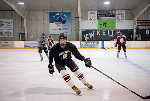 JESSICA LEE / WINNIPEG FREE PRESS

Defenceman Jarrett Ross is photographed at Westwood hockey practice at Keith Bodley Arena on March 9, 2022.

Reporter: Mike S.


