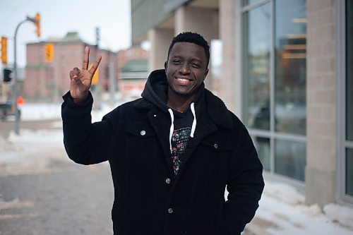 CODY SELLAR / WINNIPEG FREE PRESS

Kevin Ruganzu
&#x489;&#x56d; new here in Canada. I came here (from Congo) when the pandemic was a little bit worse. But it affects me a lot because I had to wait a semester to study school, so it puts me behind.