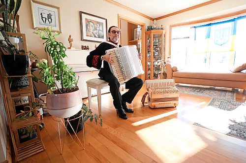 RUTH BONNEVILLE / WINNIPEG FREE PRESS

MUSIC MATTERS - Ukraine

Portrait of Myron Kurjewicz, in his home with his ornate accordians.

Holly Harris feature on local Ukrainian musicians and their thoughts on the war.

Myron is a brilliant, well-respected musician and has performed with many local arts groups, including the Hoosli Male Ukrainian Chorus, the WSO, RWB (he was the accordionist in Moulin Rouge), as well as a gajillion weddings, social events, 

March 11th,  2022

