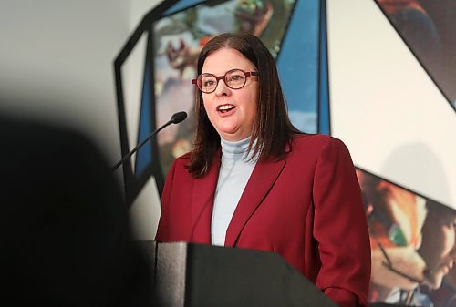 RUTH BONNEVILLE / WINNIPEG FREE PRESS

BIZ - Ubisoft

Premier of Manitoba Heather Stefanson, speaks at the press conference where Ubisoft announced new investments into the Manitoba economy at their Winnipeg studio Friday. 


March 18th,  2022
