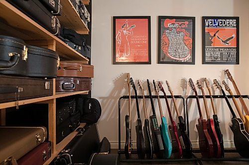 JESSICA LEE / WINNIPEG FREE PRESS

Steve Onotera&#x2019;s guitars are photographed in his home studio on March 18, 2022.

Reporter: Dave S.




