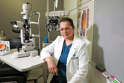 RUTH BONNEVILLE / WINNIPEG FREE PRESS

49.8 - surgery waits

Portrait of Dr. Jennifer Rahman, ophthalmologist who does cataract surgeries at Misericordia, at her clinic on Corydon.  

June 3rd, 2022