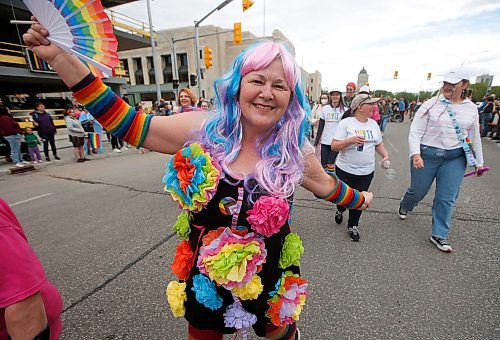 JOHN WOODS / WINNIPEG FREE PRESS
People take part in the Pride Parade in downtown Winnipeg Sunday, June 5, 2022. 

Re: gabby