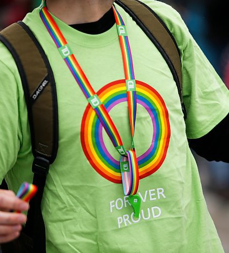 JOHN WOODS / WINNIPEG FREE PRESS
People take part in the Pride Parade in downtown Winnipeg Sunday, June 5, 2022. 

Re: gabby