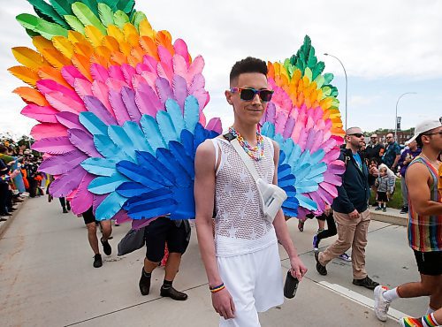 JOHN WOODS / WINNIPEG FREE PRESS
People take part in the Pride Parade in downtown Winnipeg Sunday, June 5, 2022. 

Re: gabby