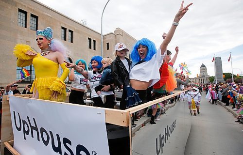 JOHN WOODS / WINNIPEG FREE PRESS
People take part in the Pride Parade in downtown Winnipeg Sunday, June 5, 2022. 

Re: gabby