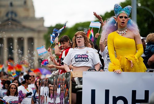 JOHN WOODS / WINNIPEG FREE PRESS
People take part in the Pride Parade in downtown Winnipeg Sunday, June 5, 2022. 

Re: gabby