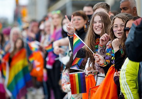 JOHN WOODS / WINNIPEG FREE PRESS
People take part in the Pride Parade in downtown Winnipeg Sunday, June 5, 2022. 

Re: gabby