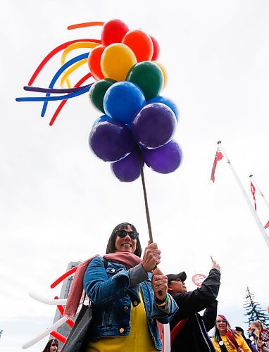 JOHN WOODS / WINNIPEG FREE PRESS
People take part in the Pride Parade in downtown Winnipeg Sunday, June 5, 2022. 

Re: gabby