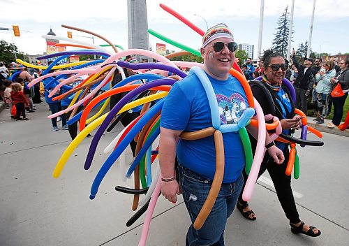 JOHN WOODS / WINNIPEG FREE PRESS
People take part in the Pride Parade in downtown Winnipeg Sunday, June 5, 2022. 

Re: gabby