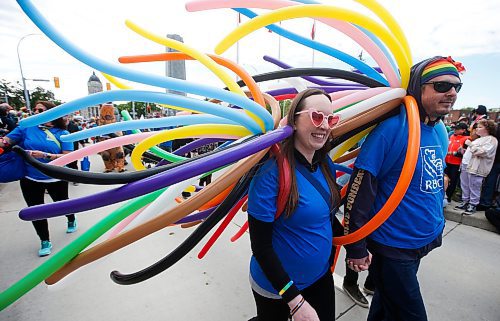 JOHN WOODS / WINNIPEG FREE PRESS
People take part in the Pride Parade in downtown Winnipeg Sunday, June 5, 2022. 

Re: gabby