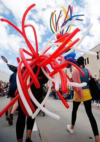 JOHN WOODS / WINNIPEG FREE PRESS
People take part in the Pride Parade in downtown Winnipeg Sunday, June 5, 2022. 

Re: gabby