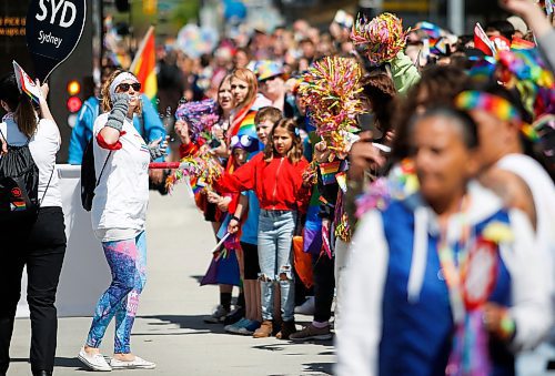 JOHN WOODS / WINNIPEG FREE PRESS
People take part in the Pride Parade in downtown Winnipeg Sunday, June 5, 2022. 

Re: gabby