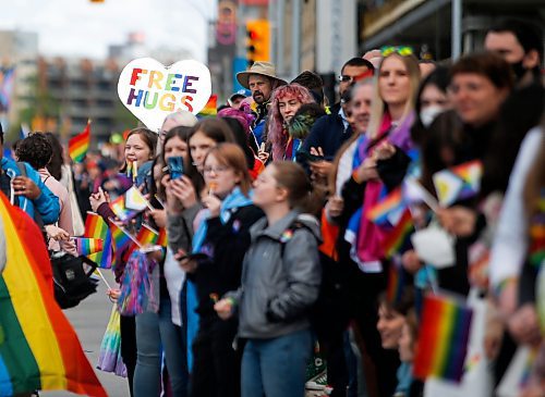 JOHN WOODS / WINNIPEG FREE PRESS
People take part in the Pride Parade in downtown Winnipeg Sunday, June 5, 2022. 

Re: gabby