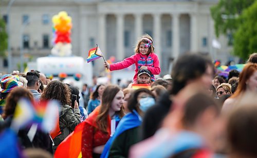 JOHN WOODS / WINNIPEG FREE PRESS
People take part in the Pride Parade in downtown Winnipeg Sunday, June 5, 2022. 

Re: gabby