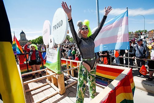 JOHN WOODS / WINNIPEG FREE PRESS
People take part in the Pride Parade in downtown Winnipeg Sunday, June 5, 2022. 

Re: gabby