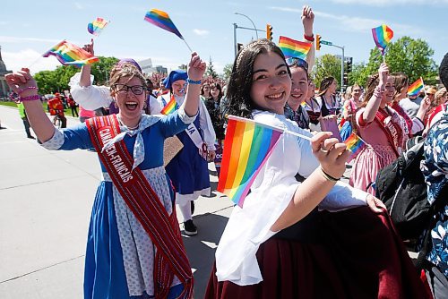 JOHN WOODS / WINNIPEG FREE PRESS
People take part in the Pride Parade in downtown Winnipeg Sunday, June 5, 2022. 

Re: gabby