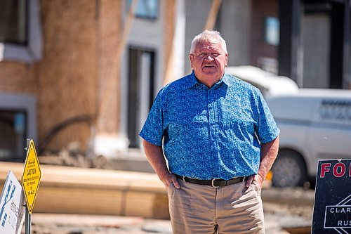 MIKAELA MACKENZIE / WINNIPEG FREE PRESS

Clarence Braun, realtor with Keller Williams Real Estate Services, poses for a portrait in a new development he's sold in Niverville on Monday, June 6, 2022.  For Gabby story.
Winnipeg Free Press 2022.