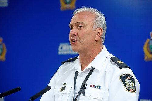 MIKE DEAL / WINNIPEG FREE PRESS
Police Inspector George Labossiere talks about the new presentations that they are putting together for the public about sexual abuse in sport. 
See Chris Kitching story  
220912 - Monday, September 12, 2022.