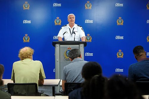 MIKE DEAL / WINNIPEG FREE PRESS
Police Inspector George Labossiere talks about the new presentations that they are putting together for the public about sexual abuse in sport. 
See Chris Kitching story  
220912 - Monday, September 12, 2022.